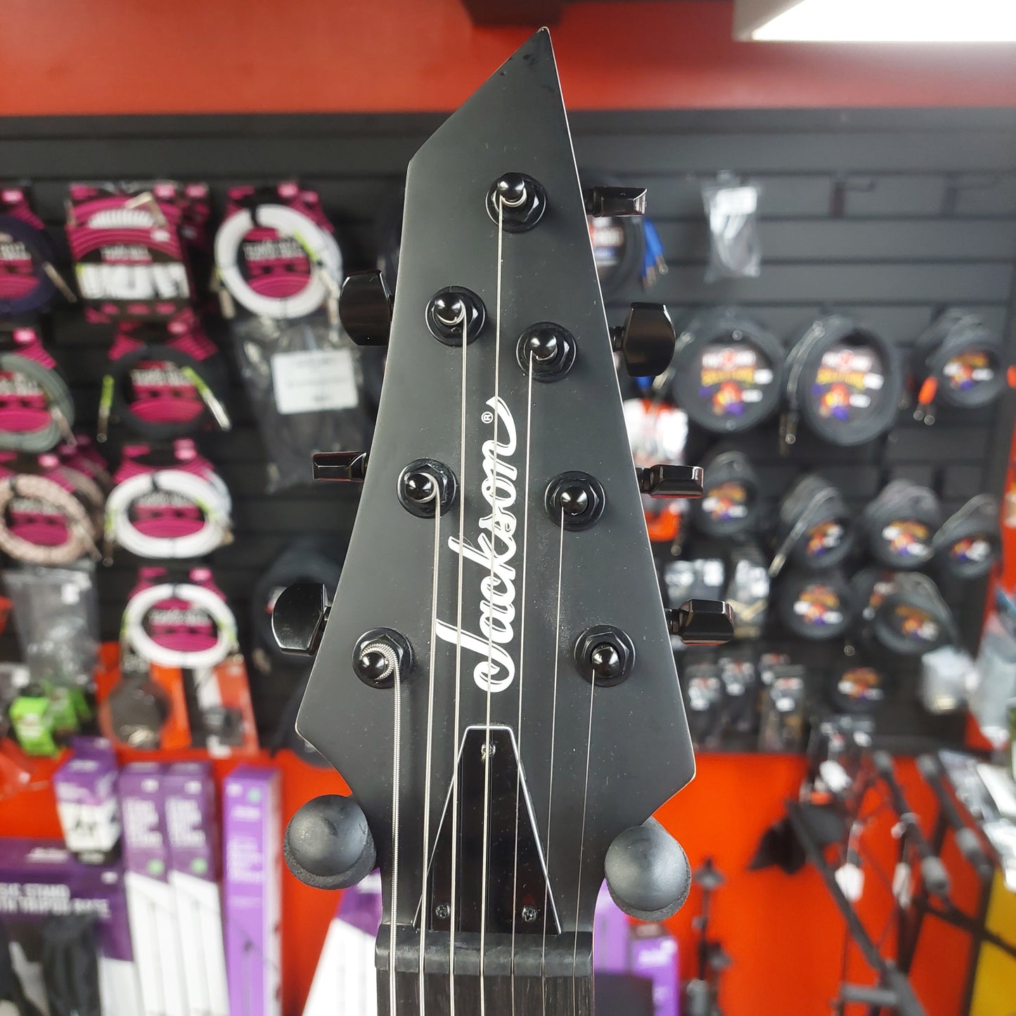 2025 Jackson JS Series King V JS22-7 KV HT, Amaranth Fingerboard - Satin Black SN# CWJ25056979