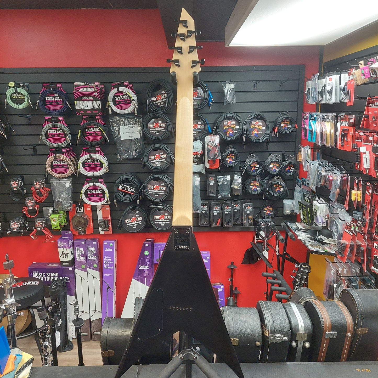 2025 Jackson JS Series King V JS22-7 KV HT, Amaranth Fingerboard - Satin Black SN# CWJ25056979