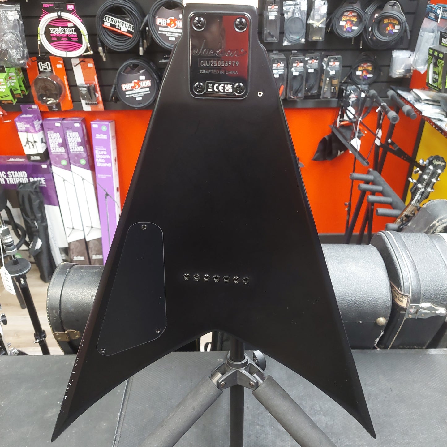 2025 Jackson JS Series King V JS22-7 KV HT, Amaranth Fingerboard - Satin Black SN# CWJ25056979