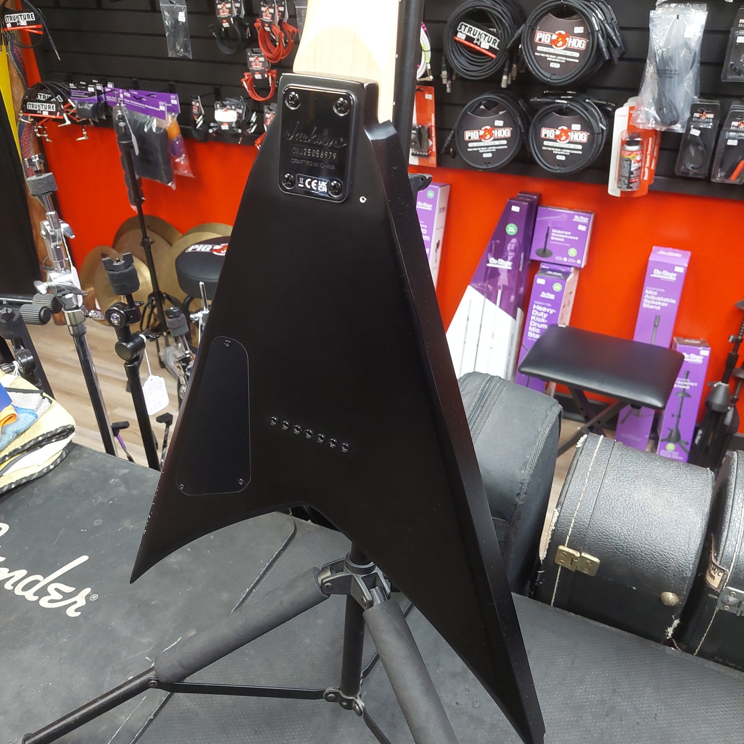 2025 Jackson JS Series King V JS22-7 KV HT, Amaranth Fingerboard - Satin Black SN# CWJ25056979