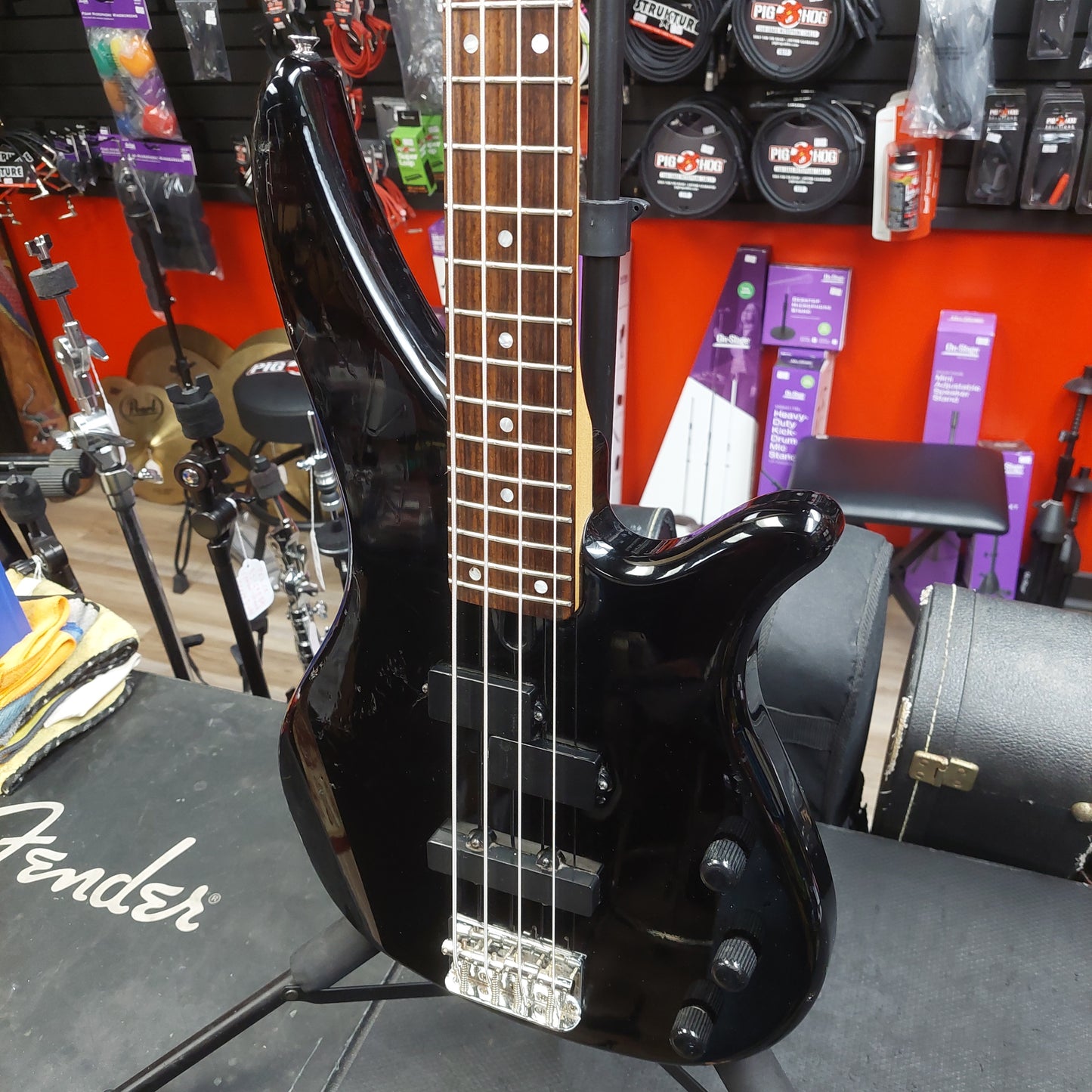Yamaha RBX 4-String Electric Bass - Black Gloss SN# PM12104 (USED)