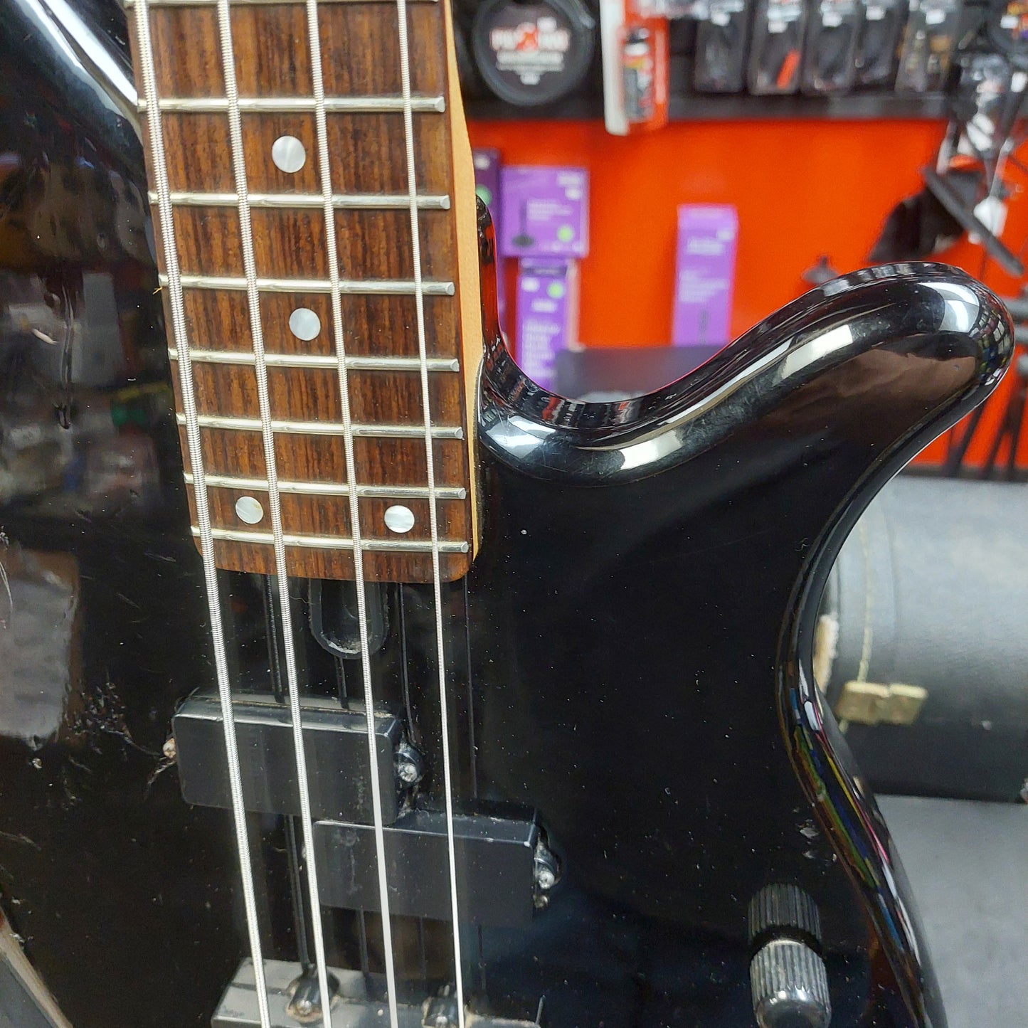 Yamaha RBX 4-String Electric Bass - Black Gloss SN# PM12104 (USED)