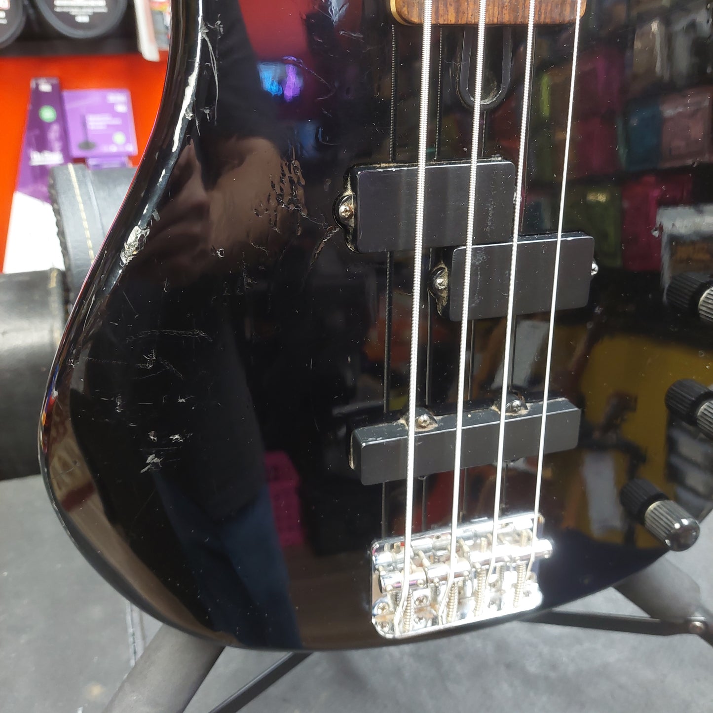 Yamaha RBX 4-String Electric Bass - Black Gloss SN# PM12104 (USED)