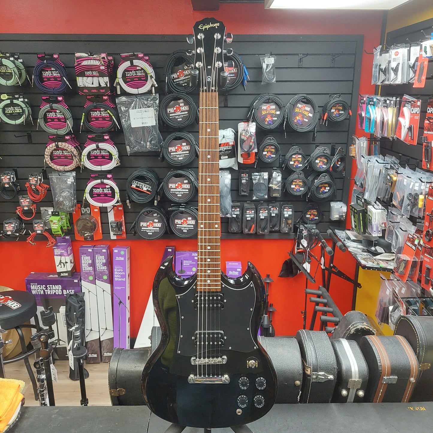 2007 EPIPHONE SG-310 BK Electric Guitar - Black Gloss SN# SI07010380