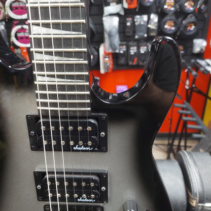 2024 Jackson JS Series Dinky Minion JS1X Electric Guitar - Silver Burst - SN# CWJ2439396