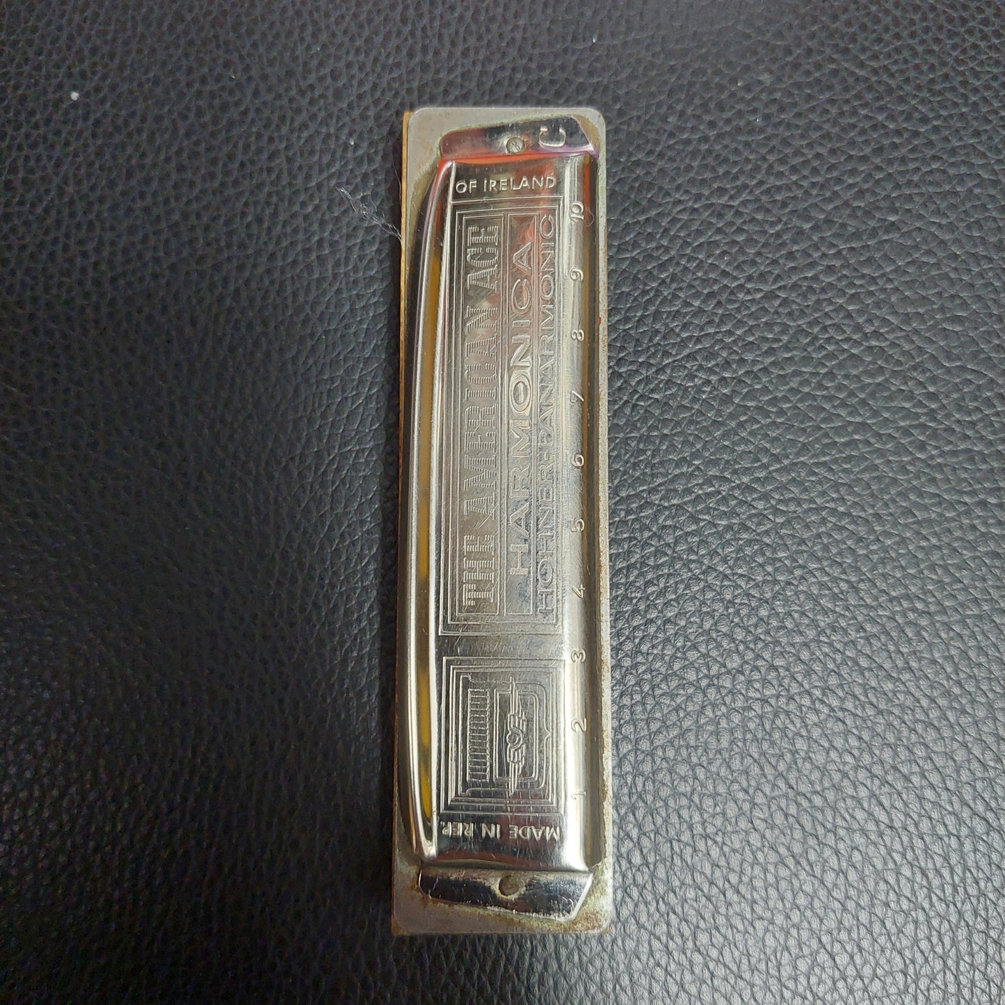 The American Ace Harmonica Hohner-Panarmonic Key Of C (USED) "Made In Rep. Of Ireland"