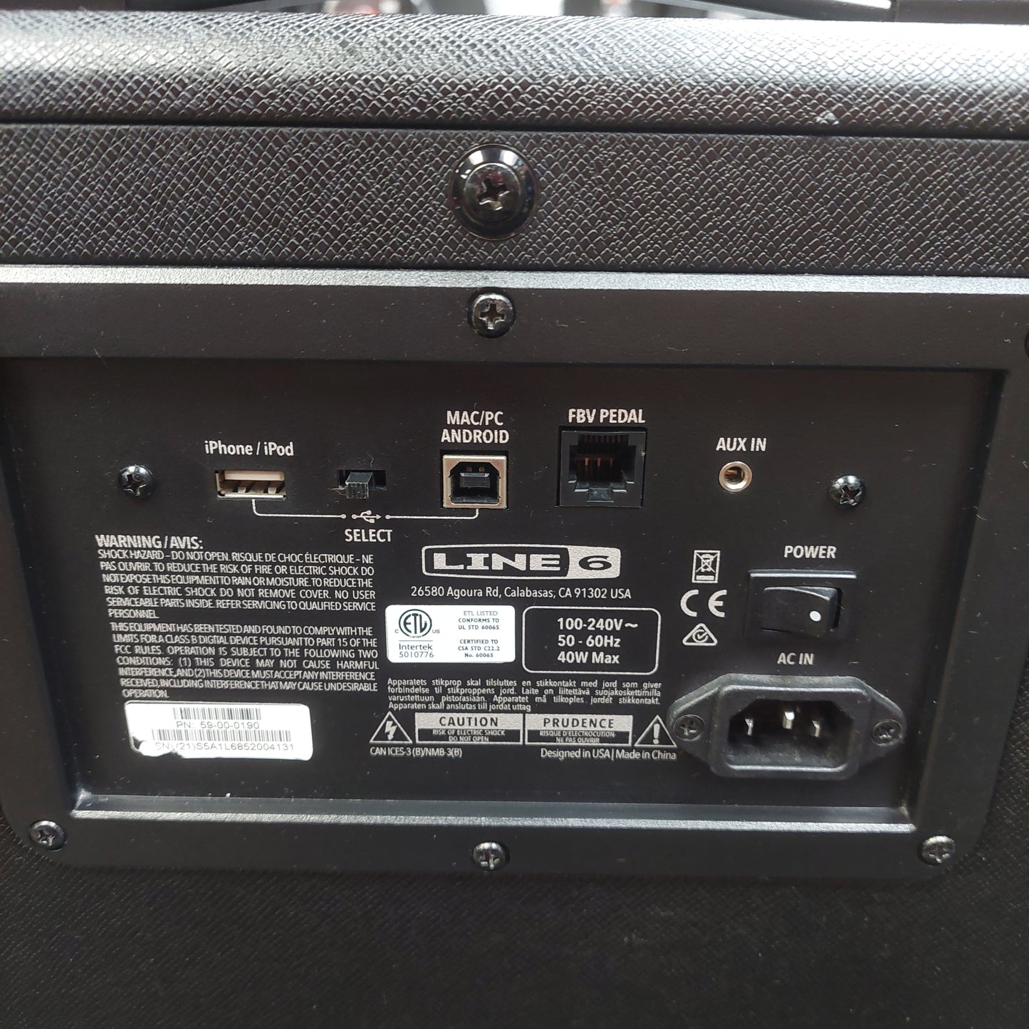Line 6 Spider V 30 Guitar Amplifier Combo 30-Watts (USED) SN# (21)S5A1L6852004131