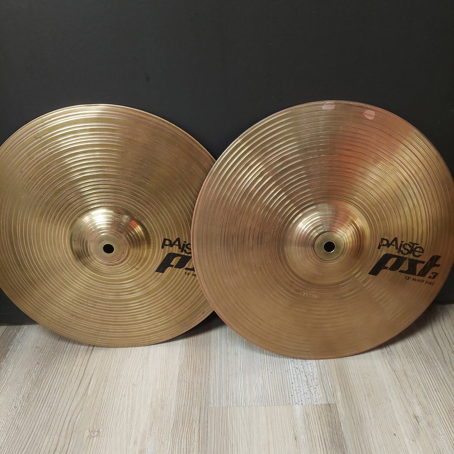 Paiste 13" PST Hi-Hat Cymbals "Pair" (USED) "Made In Germany"