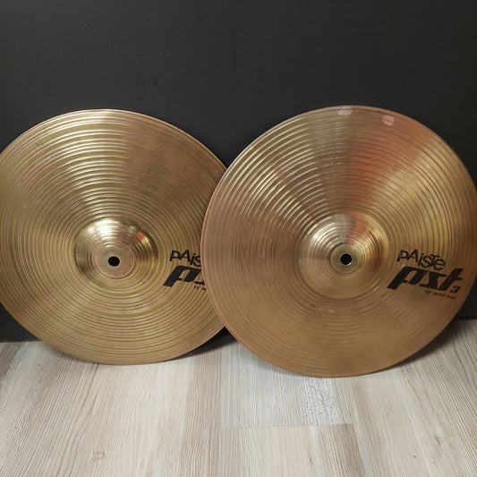 Paiste 13" PST Hi-Hat Cymbals "Pair" (USED) "Made In Germany"