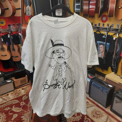 Brenton Wood Graphic T-Shirt - White - XL (USED)