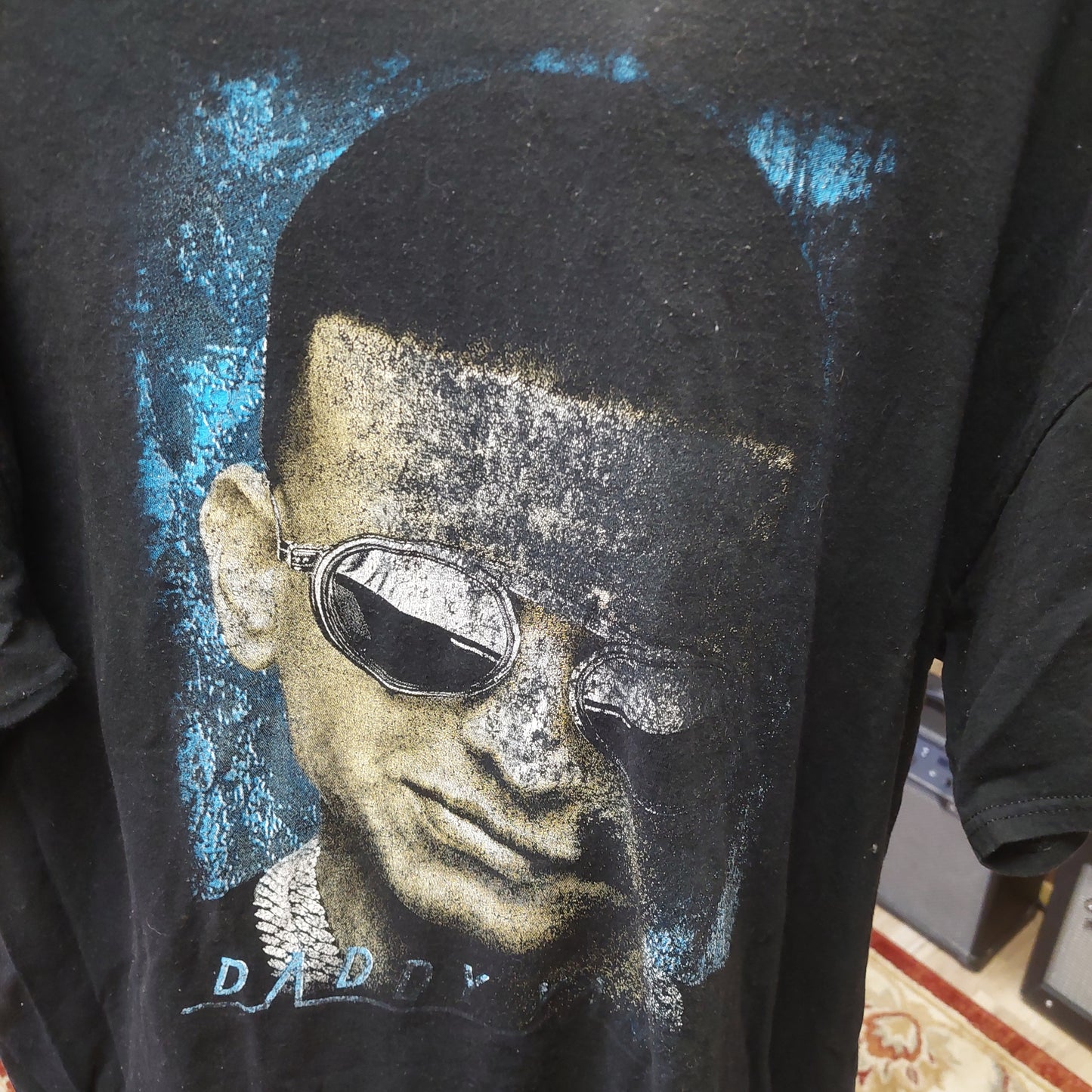 Daddy Yankee Legendaddy 2022 Tour T-Shirt - Black - XL (USED)
