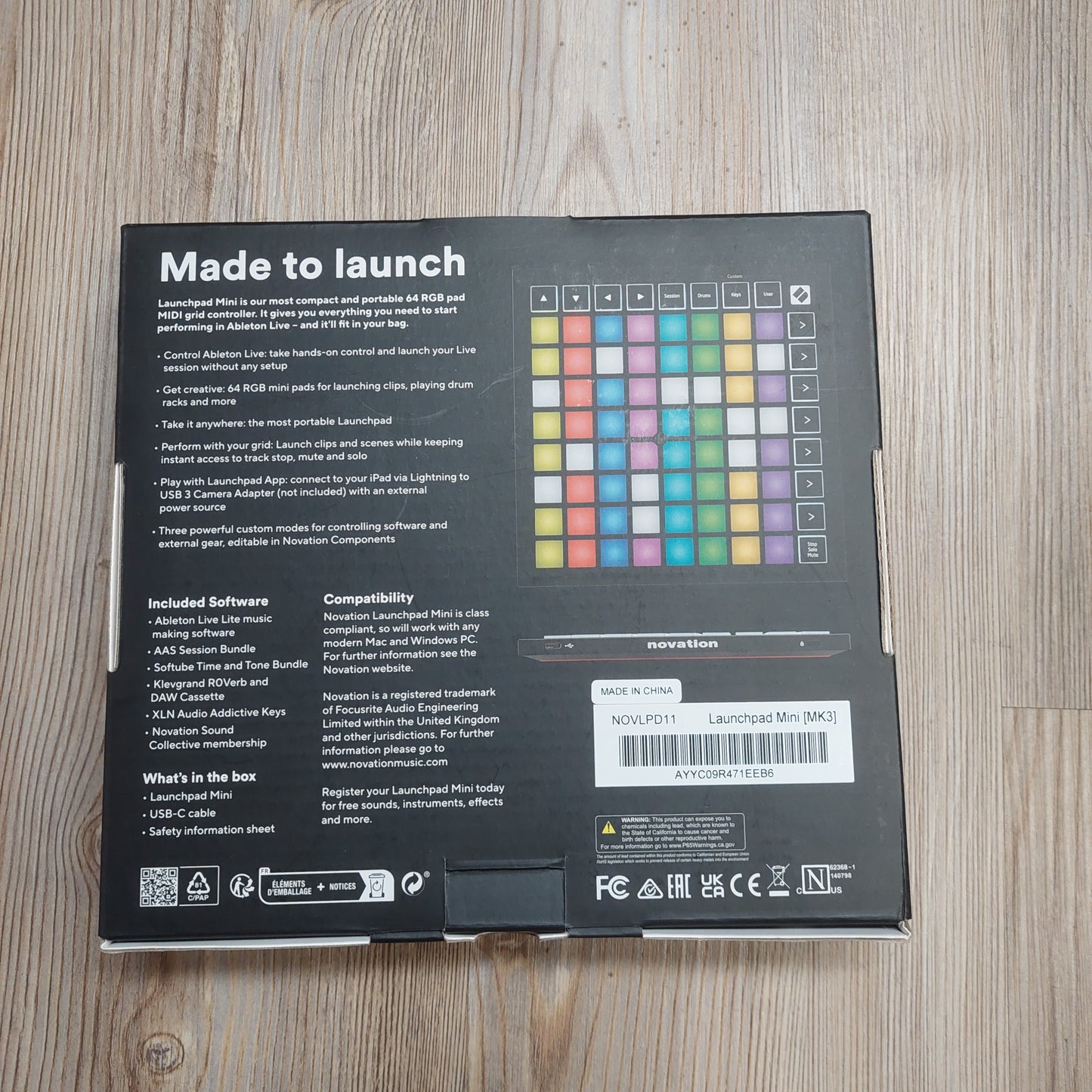 Novation LAUNCHPAD mini (USED) SN# AYYC09R471EEB6
