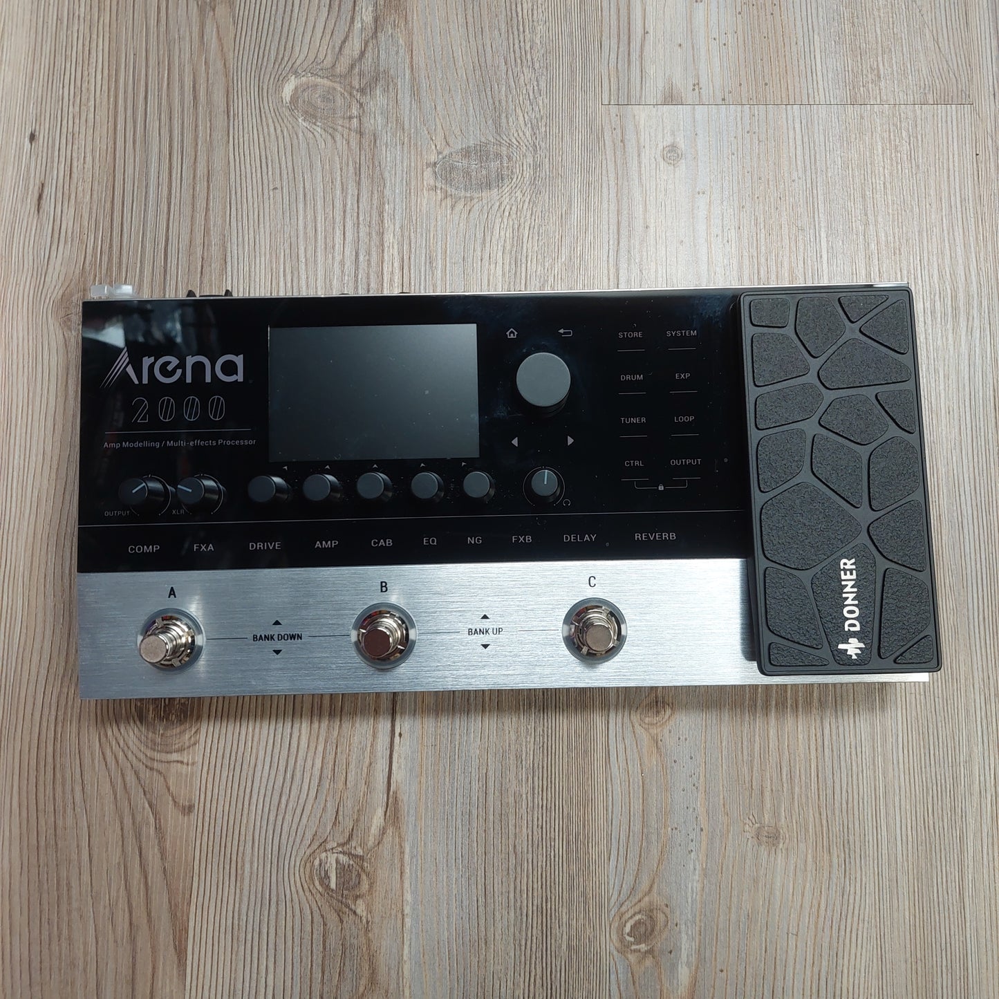 Donner Arena 2000 Amp Modeling/Multi-Effects Processor Pedal w/ Original Box & Power Supply (USED) SN#SN25011600000580