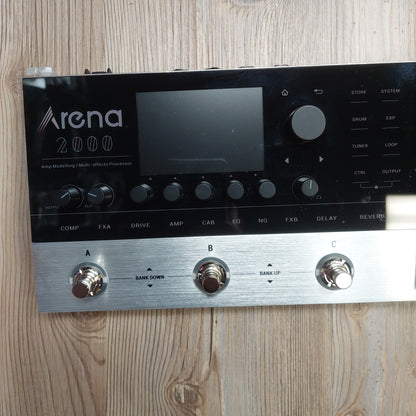 Donner Arena 2000 Amp Modeling/Multi-Effects Processor Pedal w/ Original Box & Power Supply (USED) SN#SN25011600000580