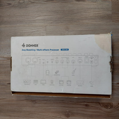 Donner Arena 2000 Amp Modeling/Multi-Effects Processor Pedal w/ Original Box & Power Supply (USED) SN#SN25011600000580