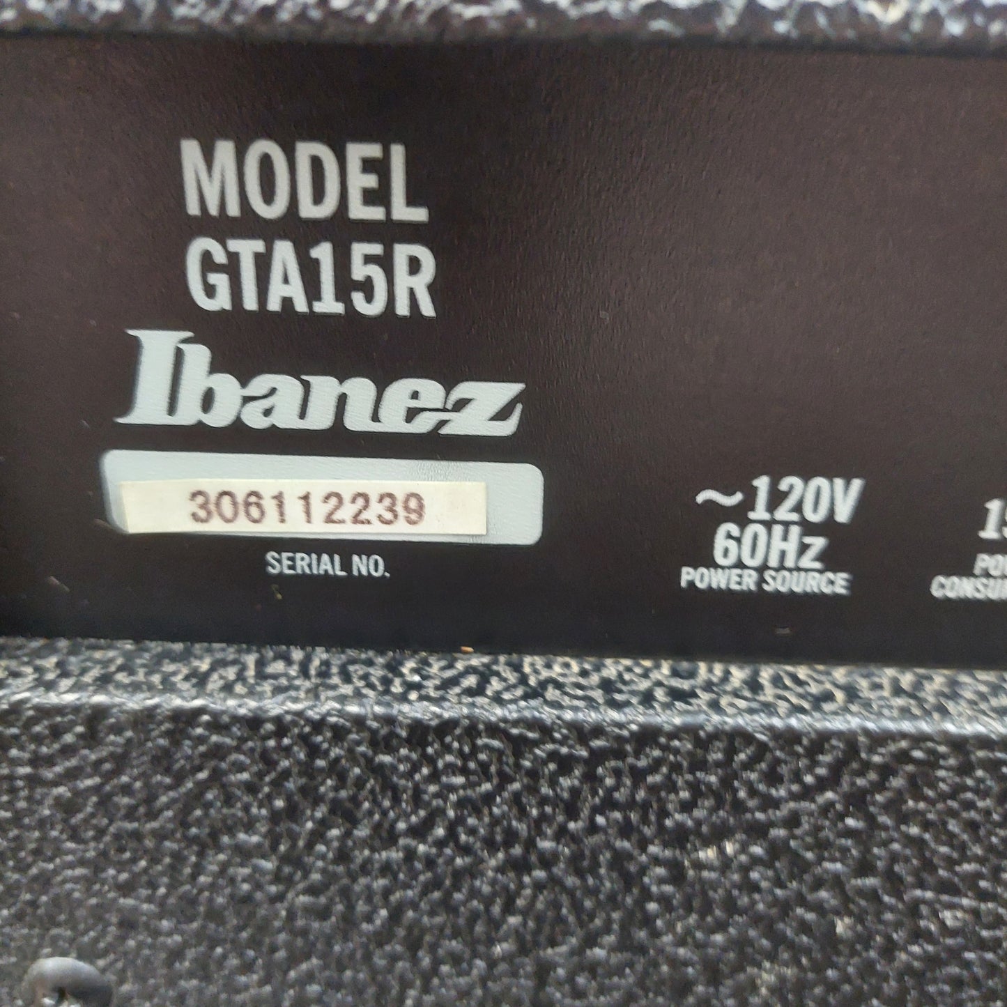 2003 Ibanez GTA15R 15 Watt Guitar Amplifier (USED) SN# 306112239