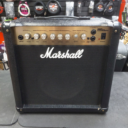 2000's Marshall MG15DFX 15 WATT Guitar Amplifier (USED) "Sold As Is" Has Broken Know & Effects Don't Work