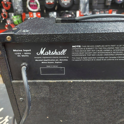 2000's Marshall MG15DFX 15 WATT Guitar Amplifier (USED) "Sold As Is" Has Broken Know & Effects Don't Work
