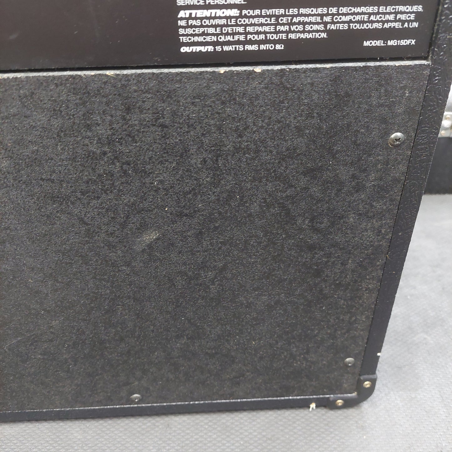 2000's Marshall MG15DFX 15 WATT Guitar Amplifier (USED) "Sold As Is" Has Broken Know & Effects Don't Work