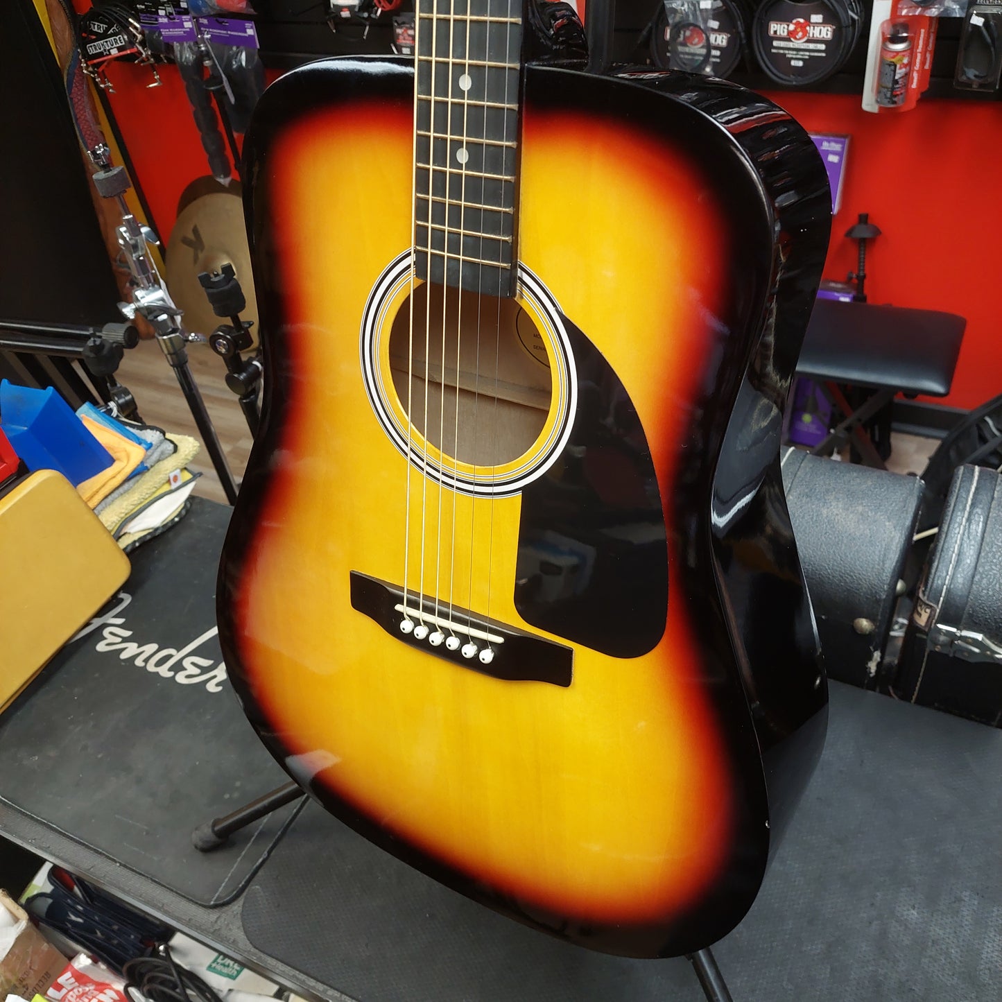 2020 Squire SA-150 Acoustic Guitar - Sunburst SN# CFSF2005622