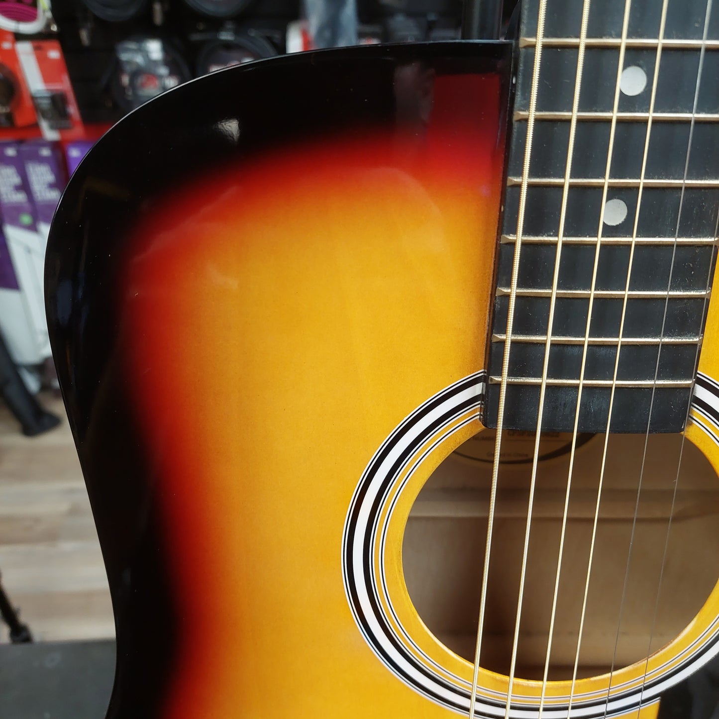 2020 Squire SA-150 Acoustic Guitar - Sunburst SN# CFSF2005622