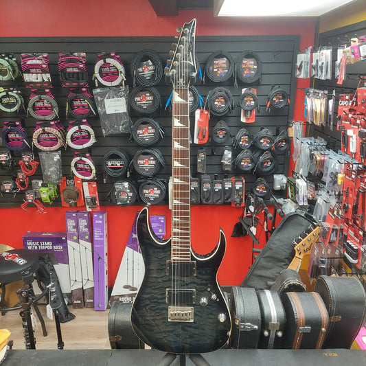 2007 Ibanez RG Series RG3EX1 Electric Guitar - Transparent Gray Burst SN# I071106710