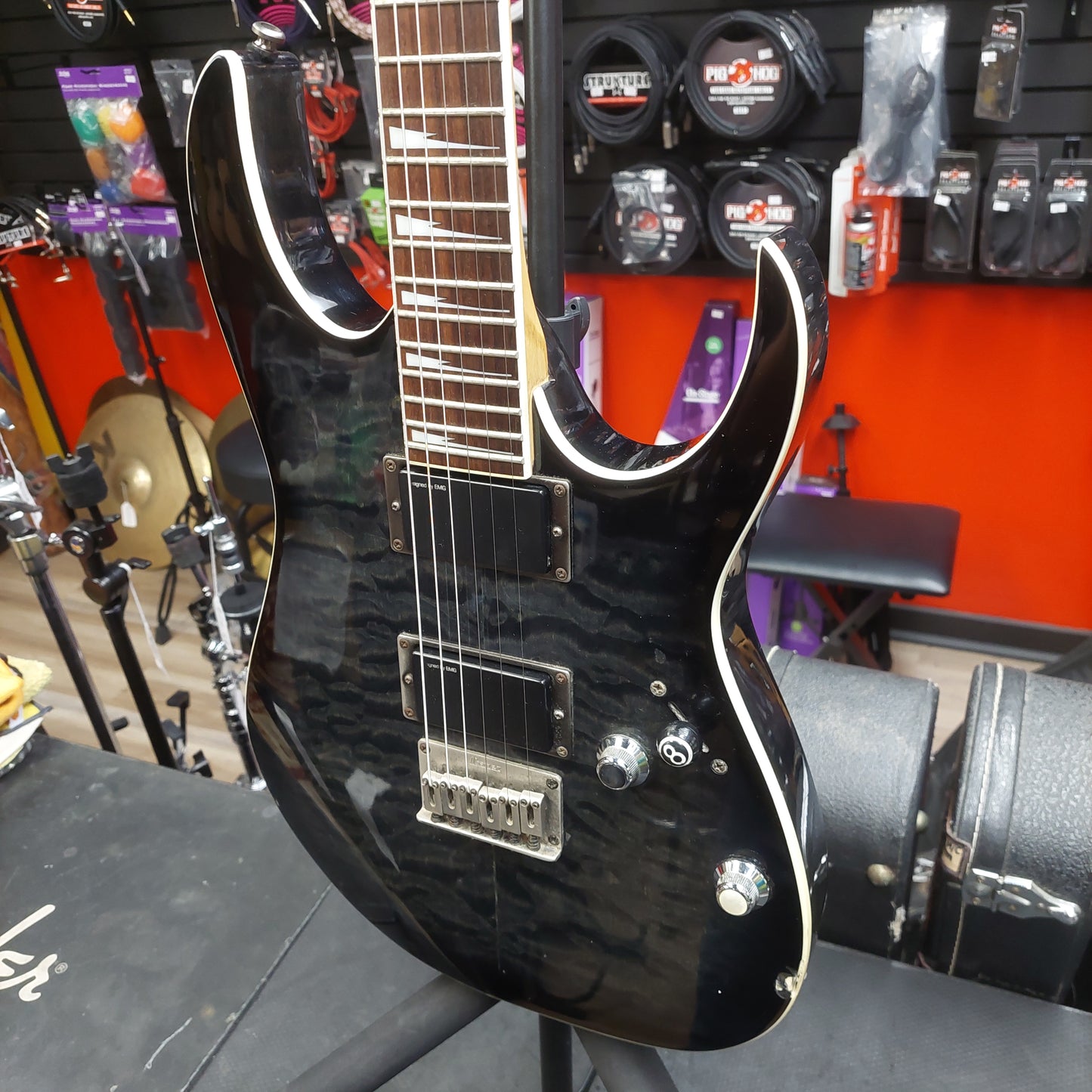2007 Ibanez RG Series RG3EX1 Electric Guitar - Transparent Gray Burst SN# I071106710