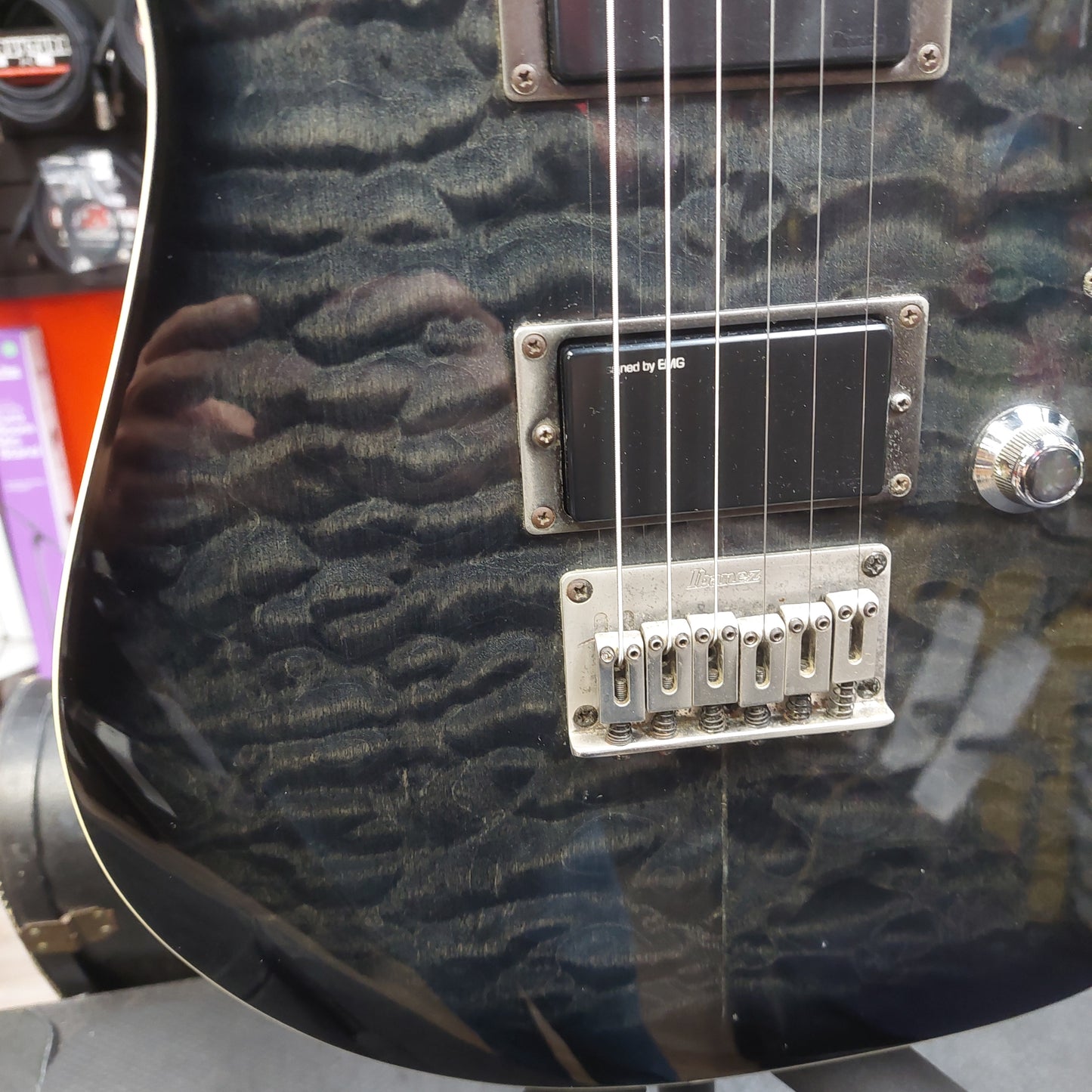 2007 Ibanez RG Series RG3EX1 Electric Guitar - Transparent Gray Burst SN# I071106710