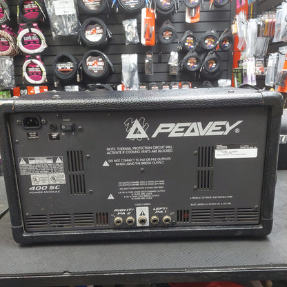 2000's Peavey XR684 Stereo Powered Mixer 2x200 Watts w/ Power Cable SN# 11077196 "Made In USA"