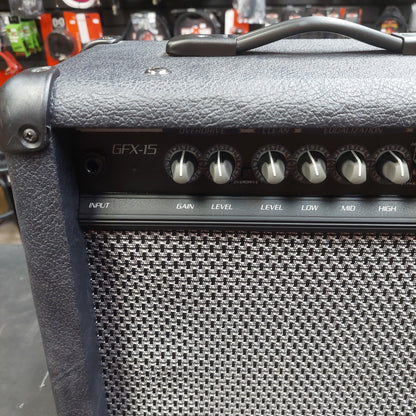 Crate GFX15 15 Watt Guitar Amplifier (USED) SN# 21BHVDN40336