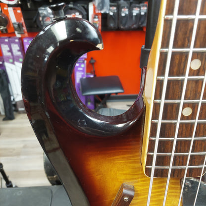 1960's Avalon "The Shaggs" AV-1B 4-String Bass Guitar - Tiger Maple Sunburst "Made In Japan"