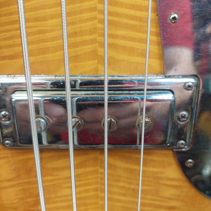 1960's Avalon "The Shaggs" AV-1B 4-String Bass Guitar - Tiger Maple Sunburst "Made In Japan"