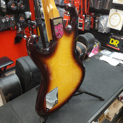 1960's Avalon "The Shaggs" AV-1B 4-String Bass Guitar - Tiger Maple Sunburst "Made In Japan"
