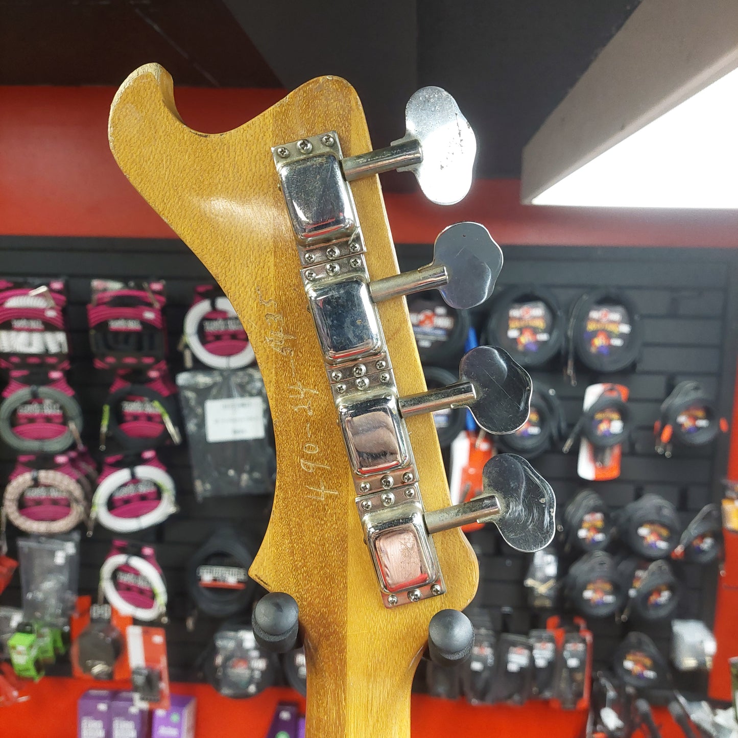 1960's Avalon "The Shaggs" AV-1B 4-String Bass Guitar - Tiger Maple Sunburst "Made In Japan"