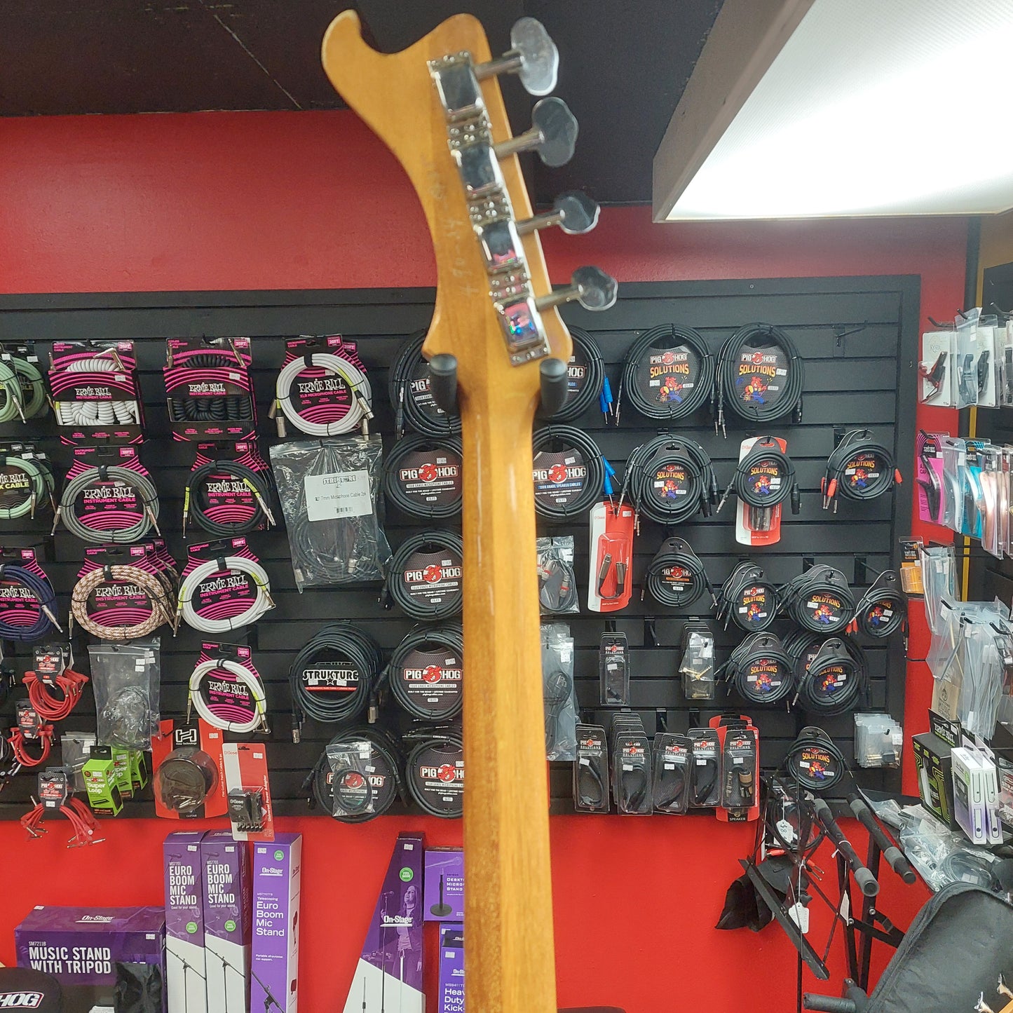 1960's Avalon "The Shaggs" AV-1B 4-String Bass Guitar - Tiger Maple Sunburst "Made In Japan"