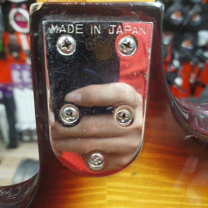 1960's Avalon "The Shaggs" AV-1B 4-String Bass Guitar - Tiger Maple Sunburst "Made In Japan"
