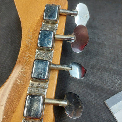 1960's Avalon "The Shaggs" AV-1B 4-String Bass Guitar - Tiger Maple Sunburst "Made In Japan"