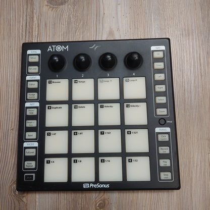 PreSonus Atom Midi Board (USED) "Does Not Include USB Cable"