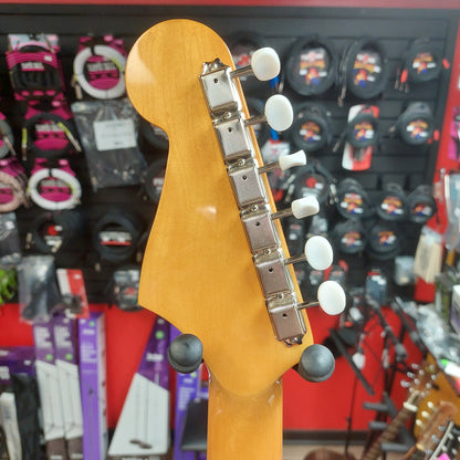2015 Fender SCE CAR Pearl Sonoran Acoustic/Electric Guitar - Cany Apple Red w/ Pearl Binding SN# CSG15000430