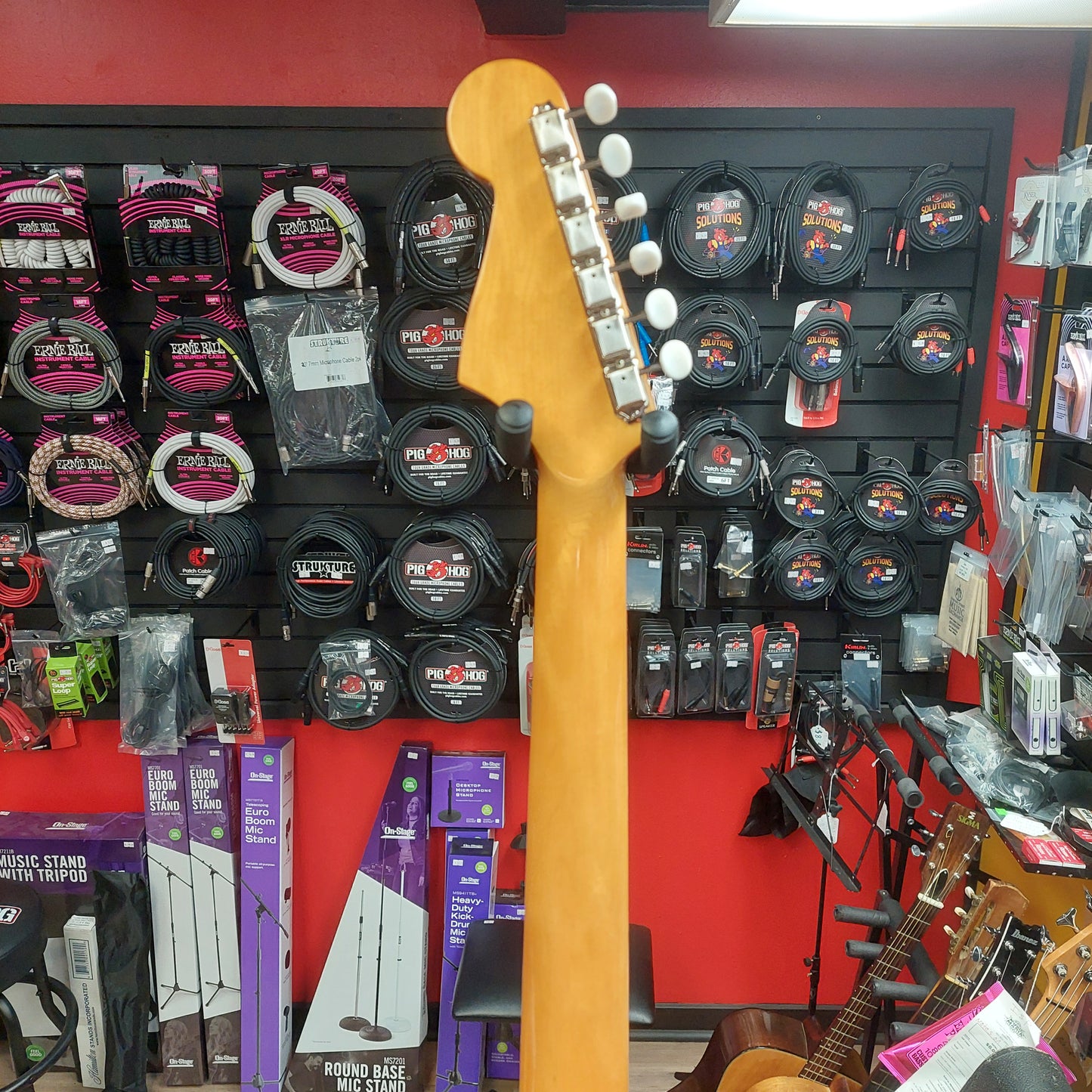 2015 Fender SCE CAR Pearl Sonoran Acoustic/Electric Guitar - Cany Apple Red w/ Pearl Binding SN# CSG15000430