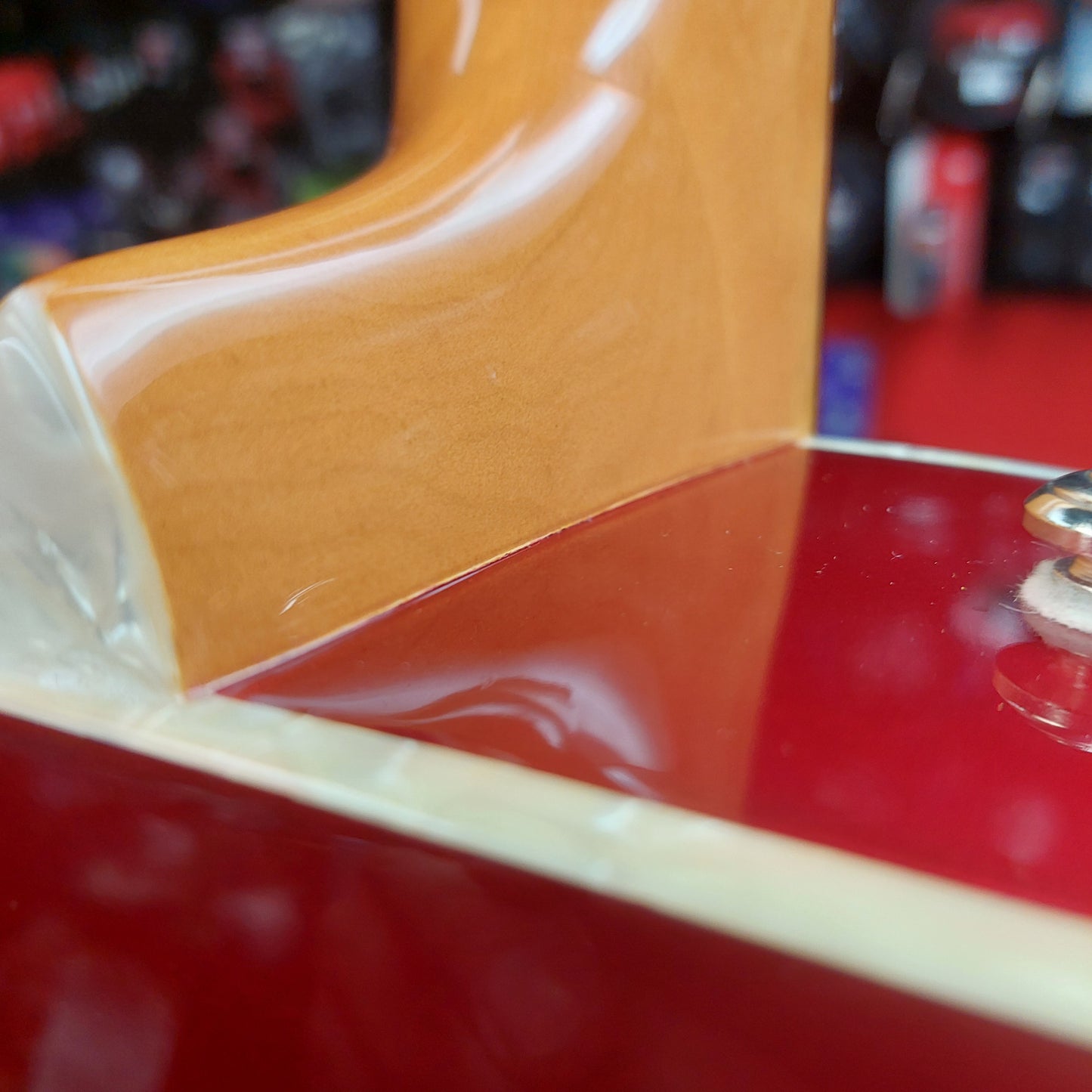 2015 Fender SCE CAR Pearl Sonoran Acoustic/Electric Guitar - Cany Apple Red w/ Pearl Binding SN# CSG15000430