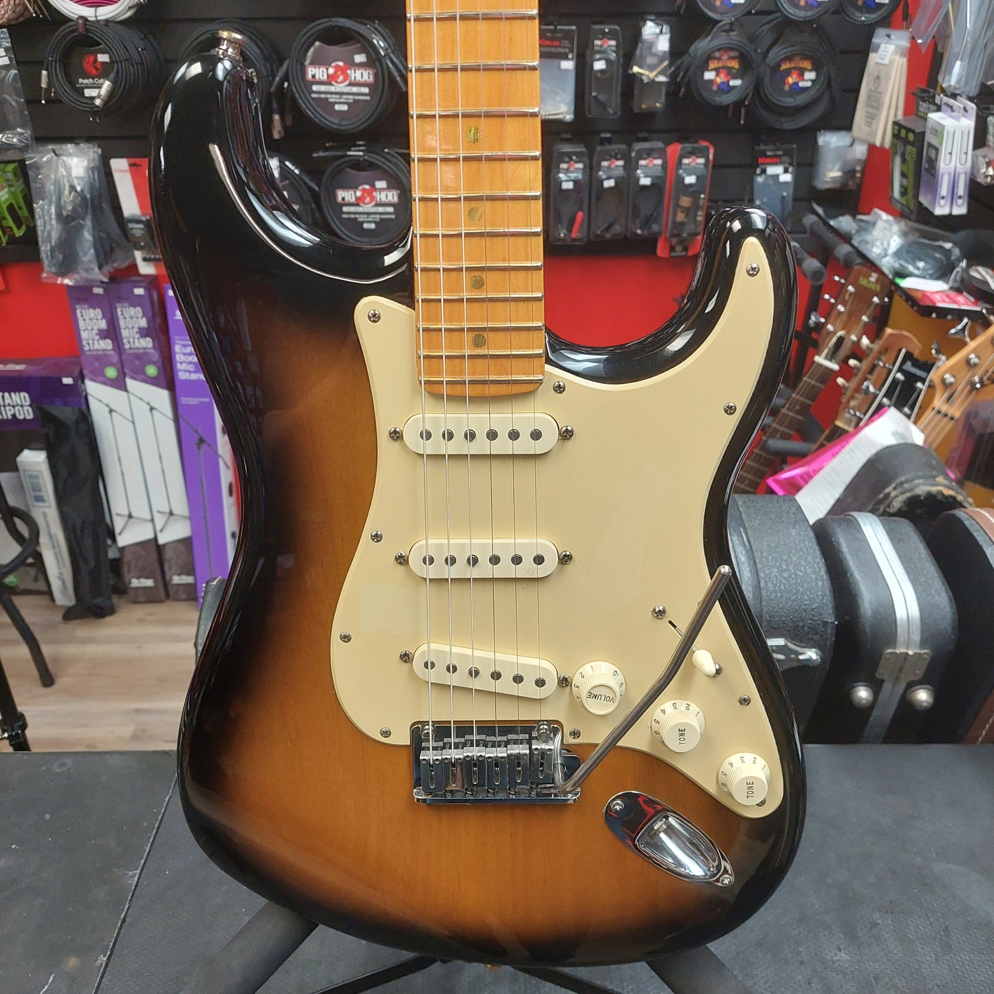 2006 Fender Stratocaster American Deluxe V Neck - 60th Anniversary - Sunburst  SN# DZ5156929 "Made In USA"