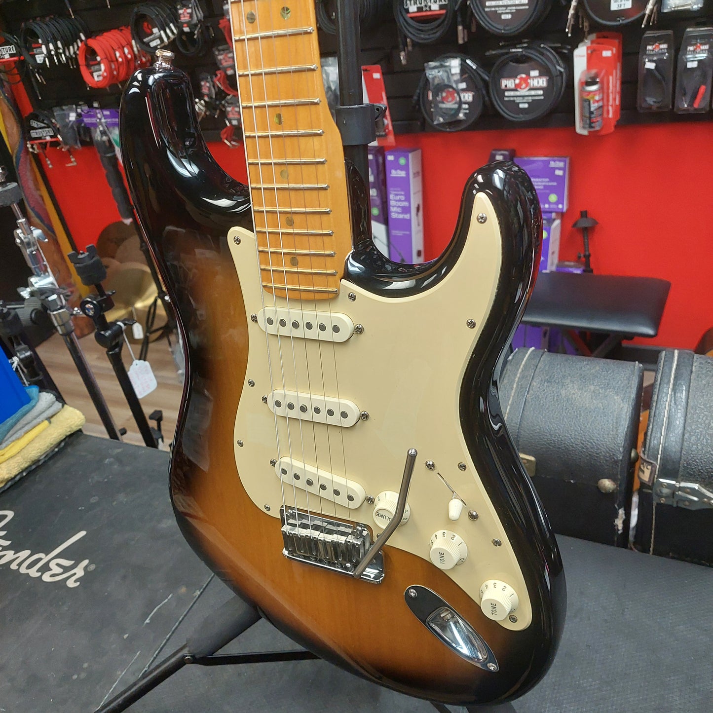 2006 Fender Stratocaster American Deluxe V Neck - 60th Anniversary - Sunburst  SN# DZ5156929 "Made In USA"