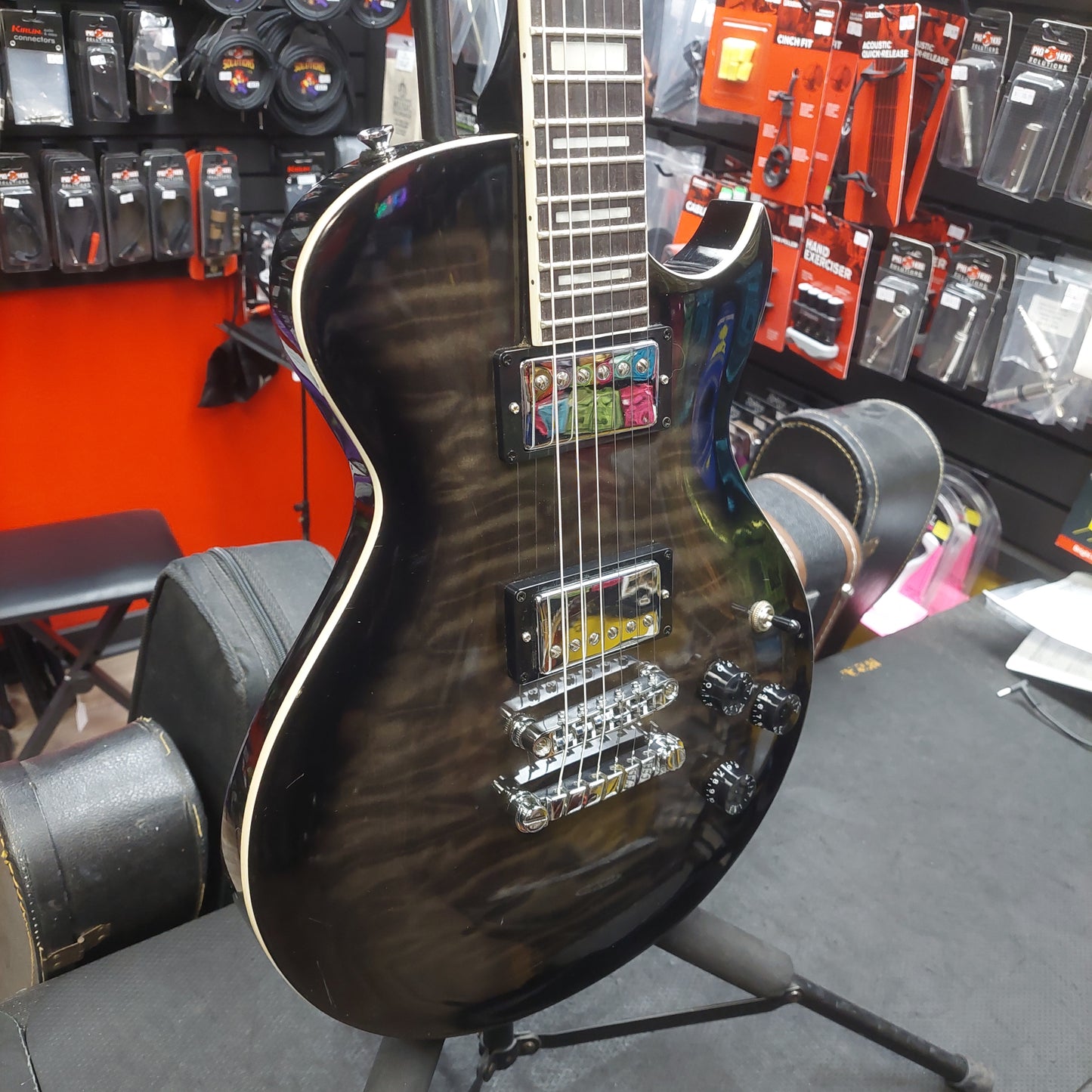 2020 Ibanez ART120QA Electric Guitar - Transparent Black Sunburst SN# GS2005043405
