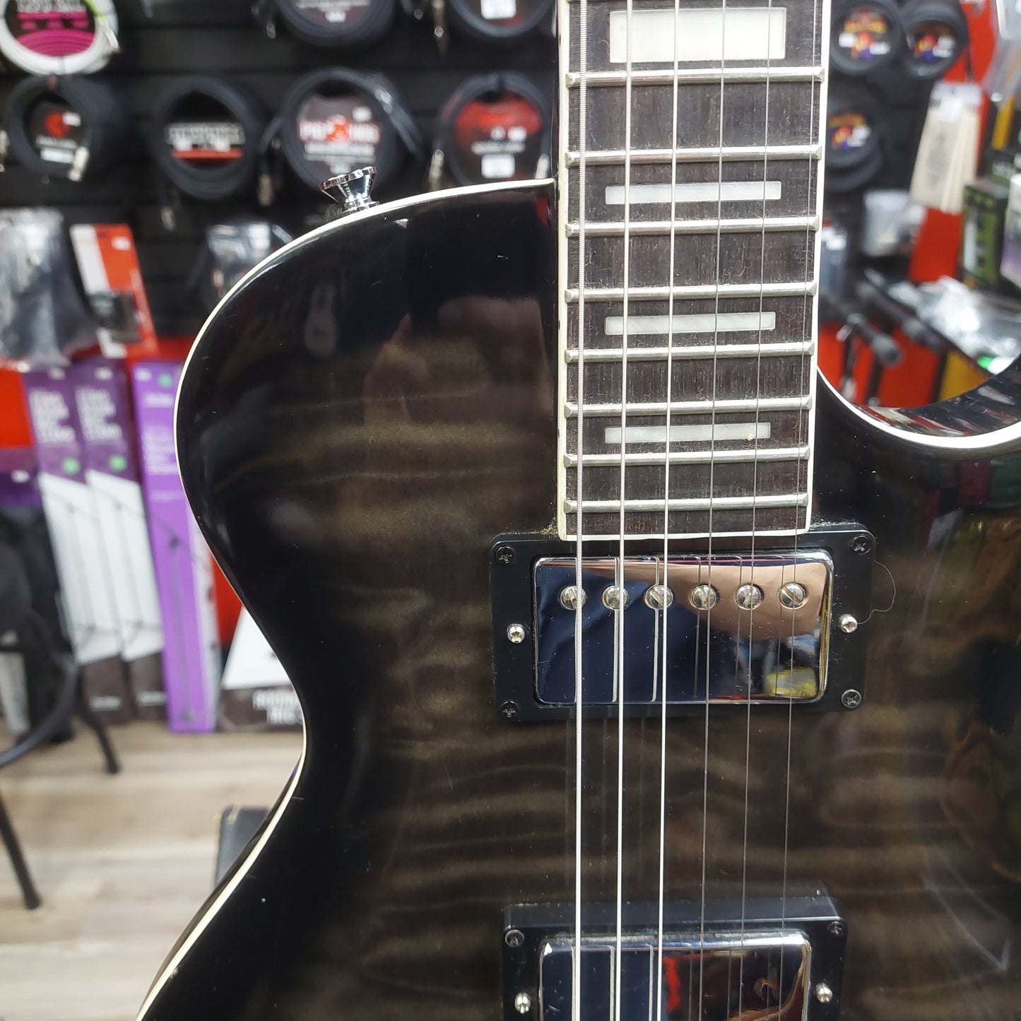 2020 Ibanez ART120QA Electric Guitar - Transparent Black Sunburst SN# GS2005043405