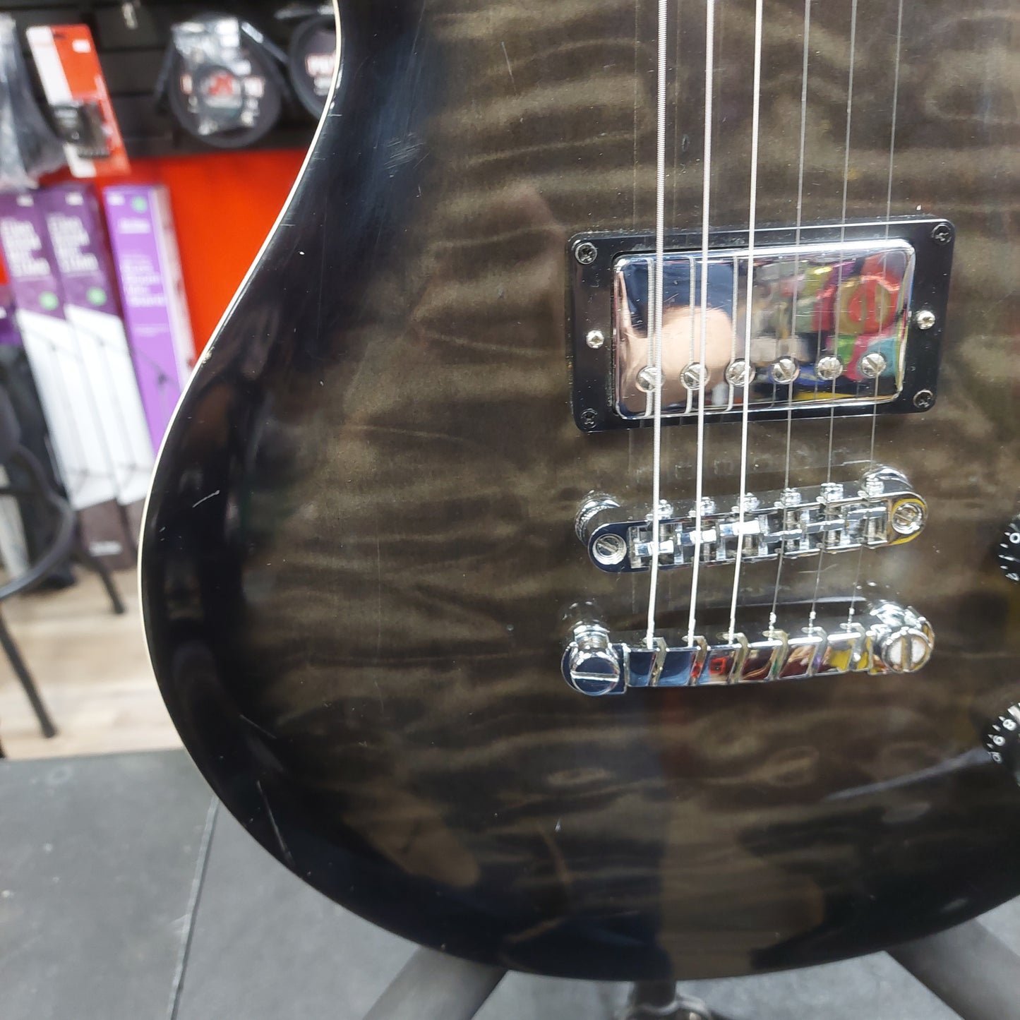 2020 Ibanez ART120QA Electric Guitar - Transparent Black Sunburst SN# GS2005043405