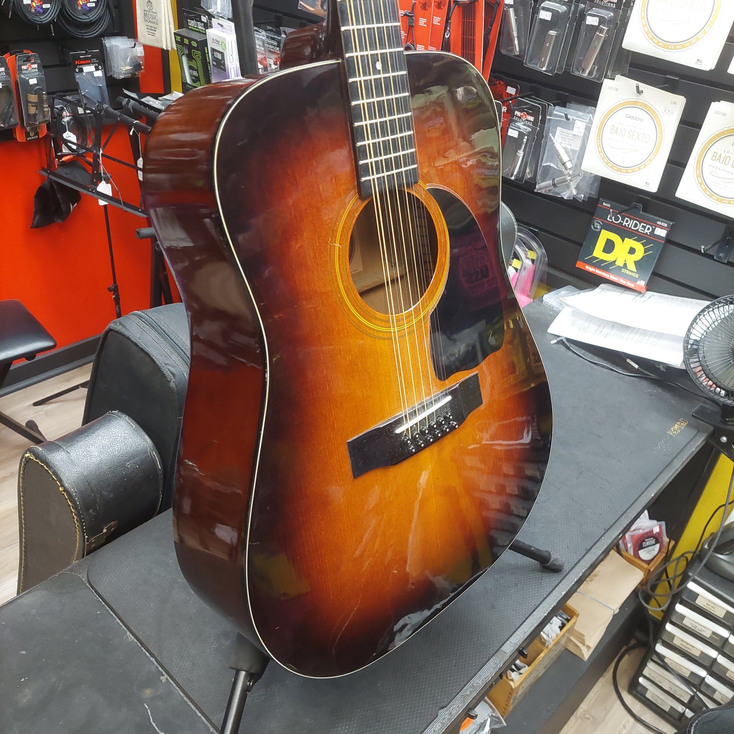 2006 Arbor D10TS12 12-String Acoustic Guitar - Sunburst SN# 060102 "Made In Korea"