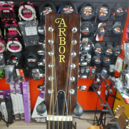 2006 Arbor D10TS12 12-String Acoustic Guitar - Sunburst SN# 060102 "Made In Korea"