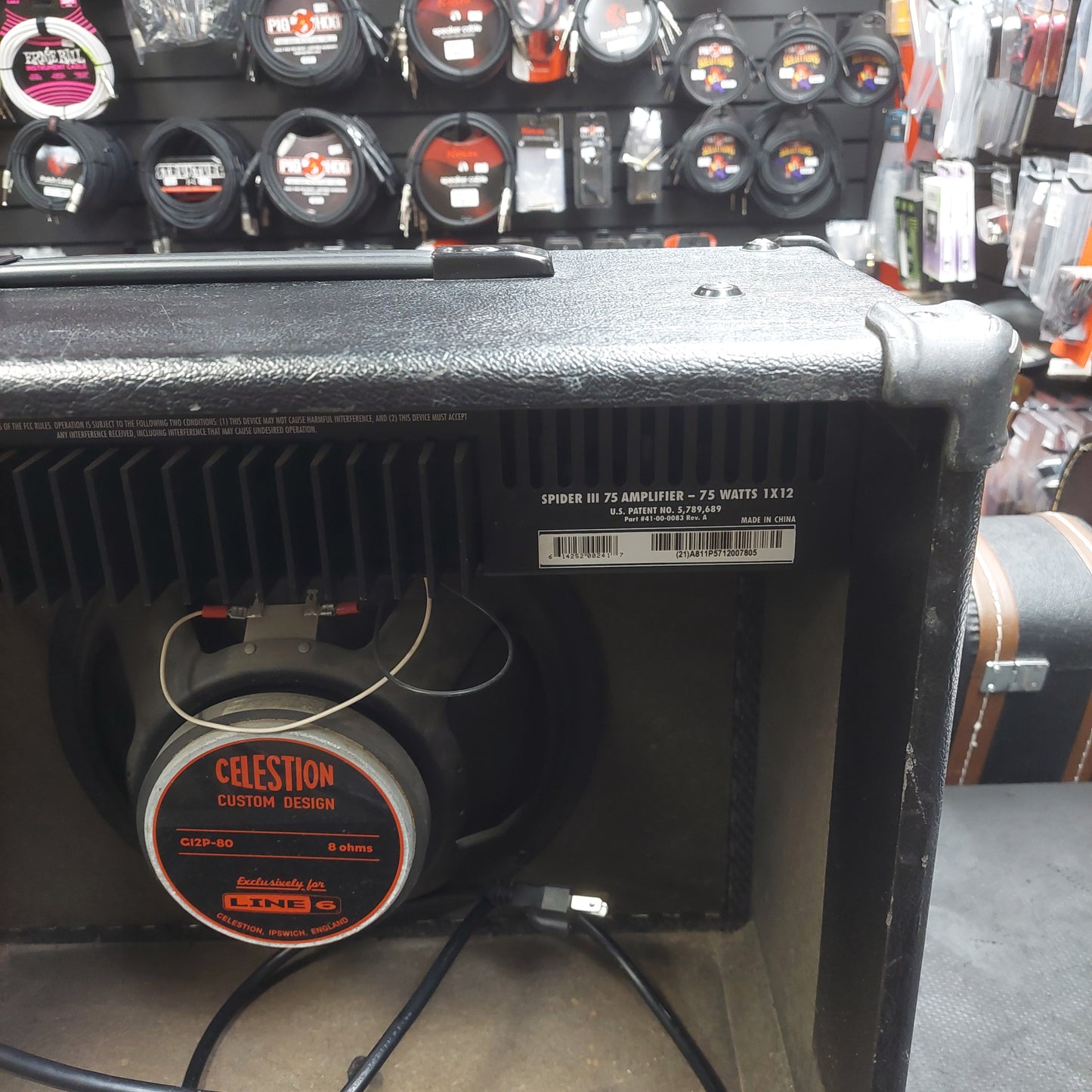 LINE 6 SPIDER III GUITAR AMP, 75 WATT - 1X12” SPEAKER SN# 21A811P5712007805