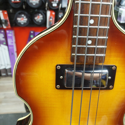 2008 Epiphone 4-String Viola Bass Guitar - Vintage Sunburst w/ Epiphone Hard Case SN# UC08042513